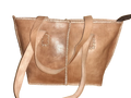 Bolso Mujer  Vacuno hilo blanco Mediano