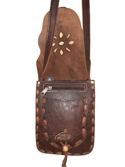 Bolso alargado cuerda bola combinado